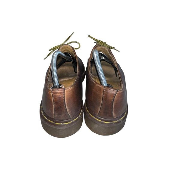Vintage Dr Martens Mens 1461 3 Eye Leather Oxfords Sz 41 Or 8 Brown Distressed main image 12